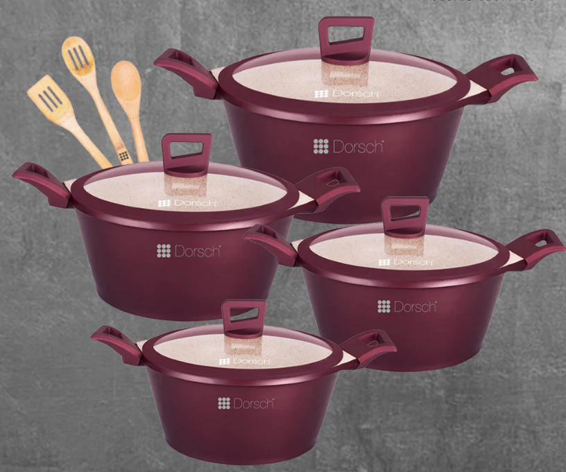 Dorsh Premium Ceramic Casseroles Set 4 pcs